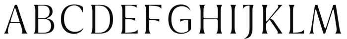 Griggs Serif - Light Font UPPERCASE