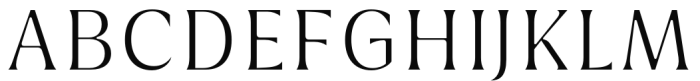 Griggs Serif - LightSs01 Font UPPERCASE