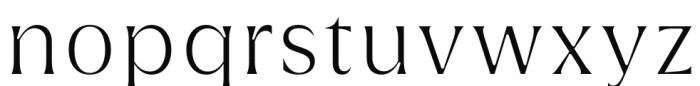 Griggs Serif - Light Font LOWERCASE