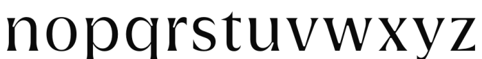 Griggs Serif - Regular Font LOWERCASE