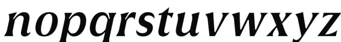 Griggs Serif - SemiBoldGrSlnt Font LOWERCASE