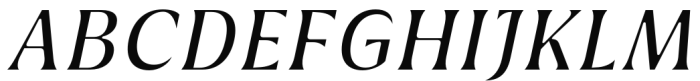 Griggs Serif - Slnt Font UPPERCASE