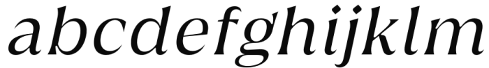 Griggs Serif - Slnt Font LOWERCASE