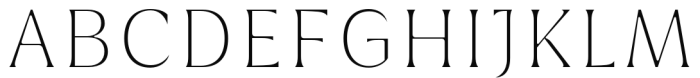 Griggs Serif - Thin Font UPPERCASE