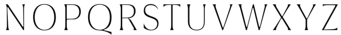 Griggs Serif - Thin Font UPPERCASE