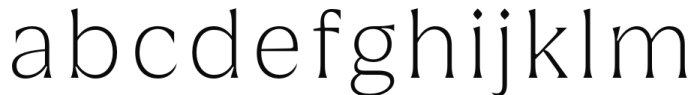 Griggs Serif - ThinGrSs01 Font LOWERCASE