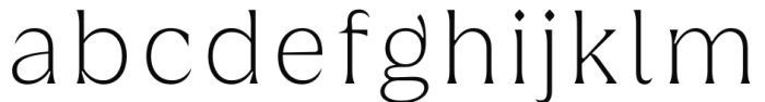 Griggs Serif - ThinGr Font LOWERCASE