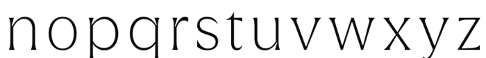 Griggs Serif - ThinGr Font LOWERCASE