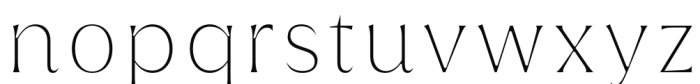 Griggs Serif - ThinSs02 Font LOWERCASE