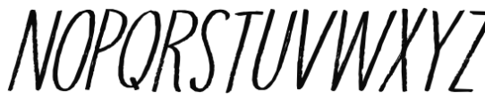 Grigory Italic Font UPPERCASE