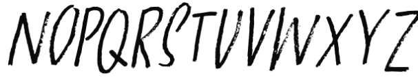 Gritstomper Italic Font LOWERCASE