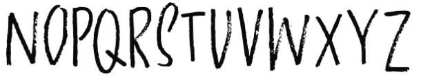 Gritstomper Regular Font LOWERCASE