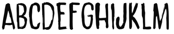 Gritty Pencil Regular Font LOWERCASE