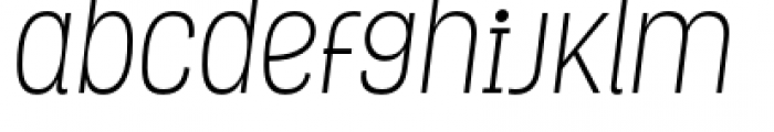 Grota Light Italic Font LOWERCASE