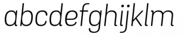 Grota Sans Light Italic Font LOWERCASE