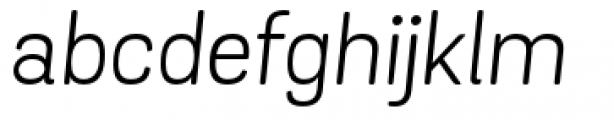 Grota Sans Rounded Alt Book Italic Font LOWERCASE