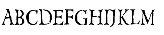 Grunge Formal Font UPPERCASE