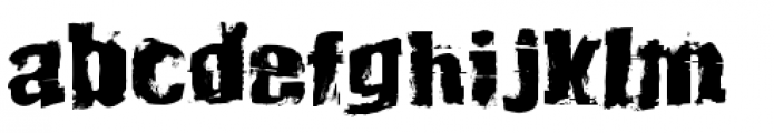 Grunge Standard Font LOWERCASE