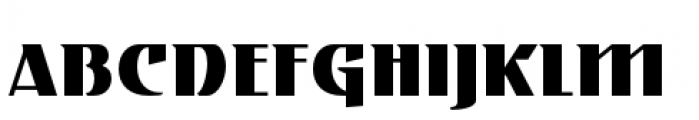 Gryffith Black Font UPPERCASE