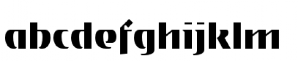 Gryffith Bold Font LOWERCASE