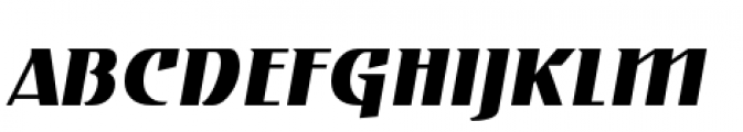 Gryffith Extra Bold Italic Font UPPERCASE