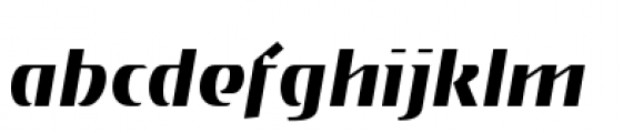Gryffith Medium Italic Font LOWERCASE