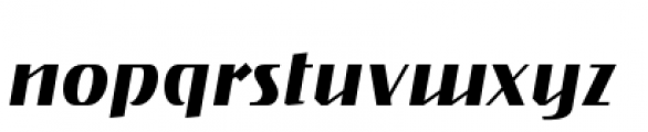 Gryffith Medium Italic Font LOWERCASE