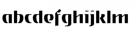 Gryffith Medium Font LOWERCASE