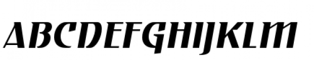 Gryffith Regular Italic Font UPPERCASE