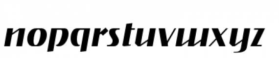Gryffith Regular Italic Font LOWERCASE