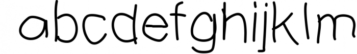 Gracie's Font - A 7 Yr Olds Handwritten Font Font LOWERCASE