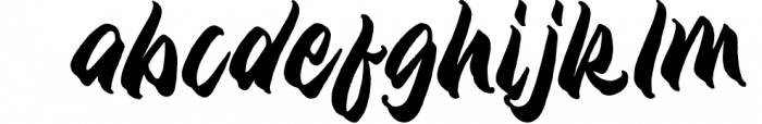 Grandia Handbrush Font Font LOWERCASE