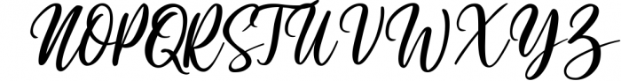 Granotta Dazling Script Font 1 Font UPPERCASE