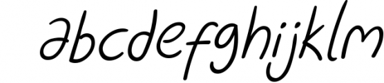 Gregory Handwritten Font LOWERCASE