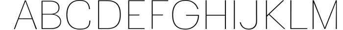 Groningen - Modern San-serif Typeface Webfonts 3 Font UPPERCASE