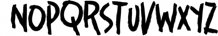 Gruesome - Horror Scary Font Font UPPERCASE