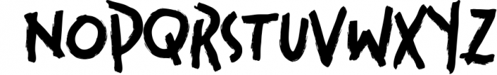 Gruesome - Horror Scary Font Font LOWERCASE