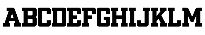 GRAND SLAB Regular Font UPPERCASE