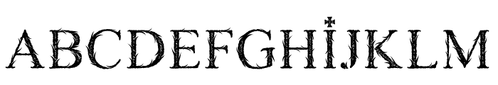GRAVEDIGGER PERSONAL USE Font LOWERCASE