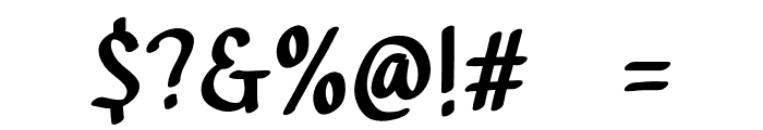 GRENDER JUMPS Font OTHER CHARS