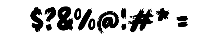 GRILLIN Font OTHER CHARS