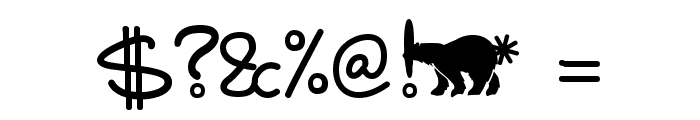 Grabstein HandSchrift Font OTHER CHARS