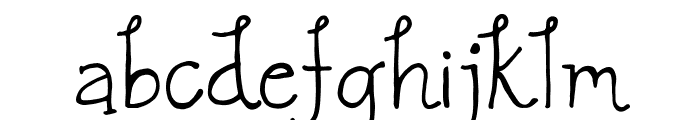 Graciela-Regular Font LOWERCASE