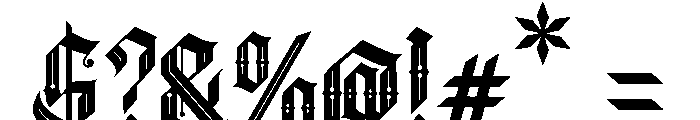 Gradley Font OTHER CHARS