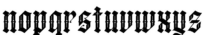 Gradley Font LOWERCASE