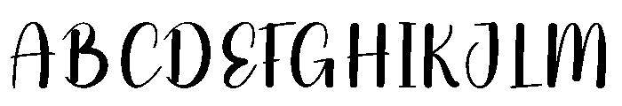 Graduation1 Font UPPERCASE