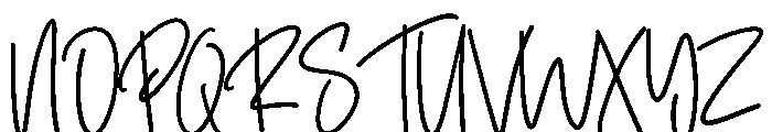 Graduation Font UPPERCASE