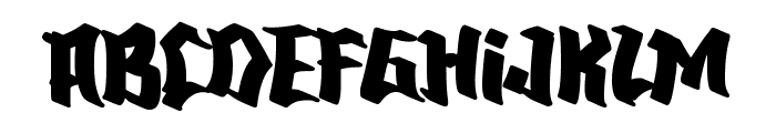 Graffi Think Font LOWERCASE