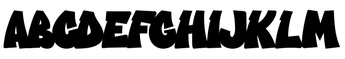 Graffiti Brandesh Regular Font UPPERCASE