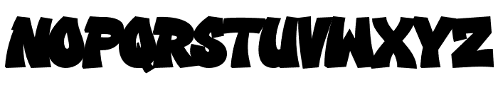 Graffiti Brandesh Regular Font UPPERCASE
